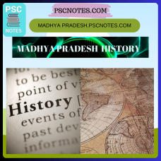MPPCS  PDF Module 1A Madhya Pradesh History
